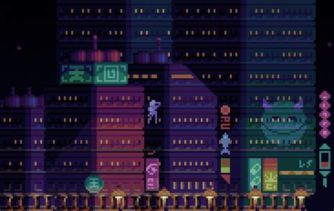 Pixelblog - 42 - Cyberpunk Pixel Art — SLYNYRD