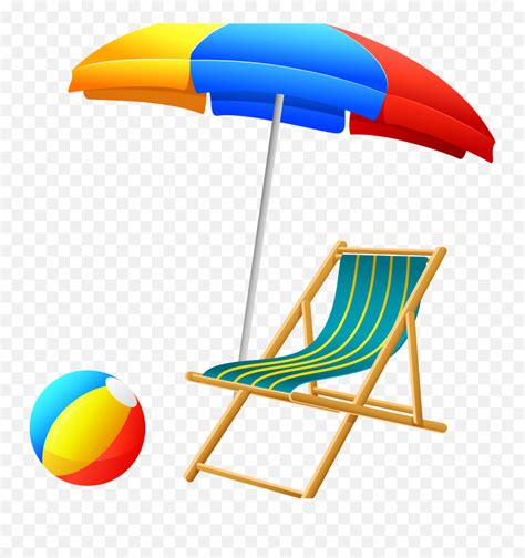 Clip On Beach Umbrella - Beach Umbrella Transparent Png Emoji,Umbrella Sun Emoji - free ...