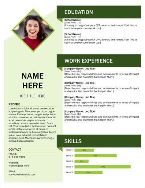 Free Printable Resume Templates Microsoft Word – Mightyprintingdeals.com