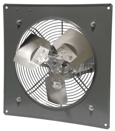 Wall Mount Panel Type Exhaust Fan 24 inch 1 Speed 5520 CFM 3 Phase P24 ...