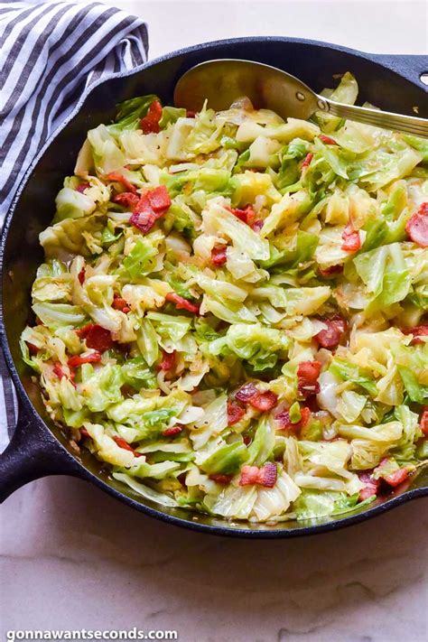 Fried Cabbage And Bacon - Gonna Want Seconds - Food 24h