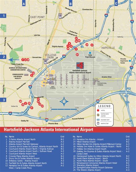 Hartsfield Jackson Airport Map – Map Of The World