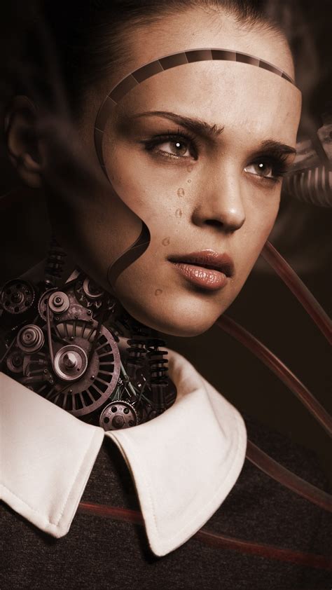 1440x2560 Robot Woman Artificial Intelligence Technology Robotics Girl Samsung Galaxy S6,S7 ...