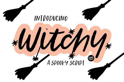 WITCHY Distressed Halloween Script Font — BLUSH FONT CO.