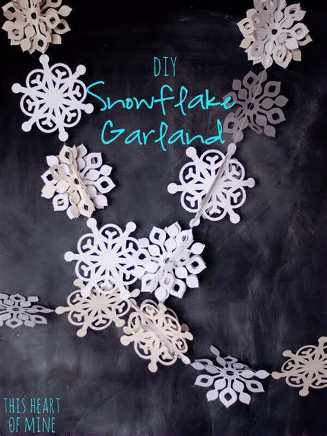 Winter Wonder: Snowflake Garland • this heart of mine