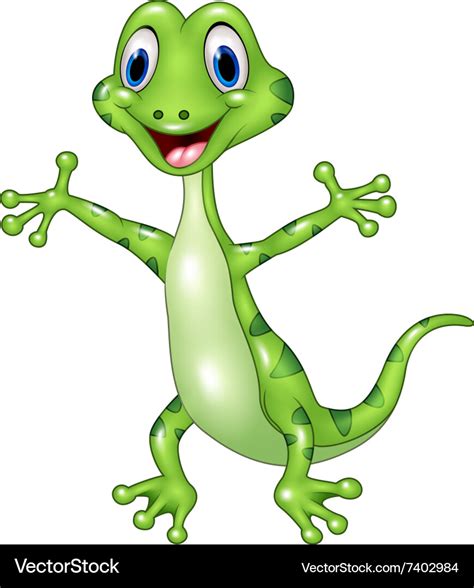 Funny Lizard Clipart Image