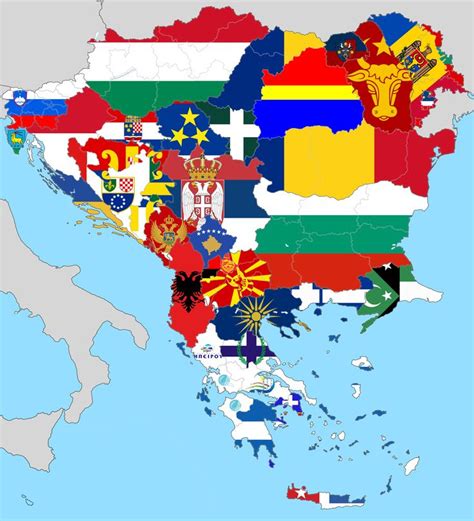 Balkan Countries Map