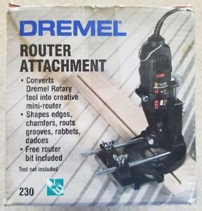 Dremel Router Attachment 230 In Box 80596002305 | eBay