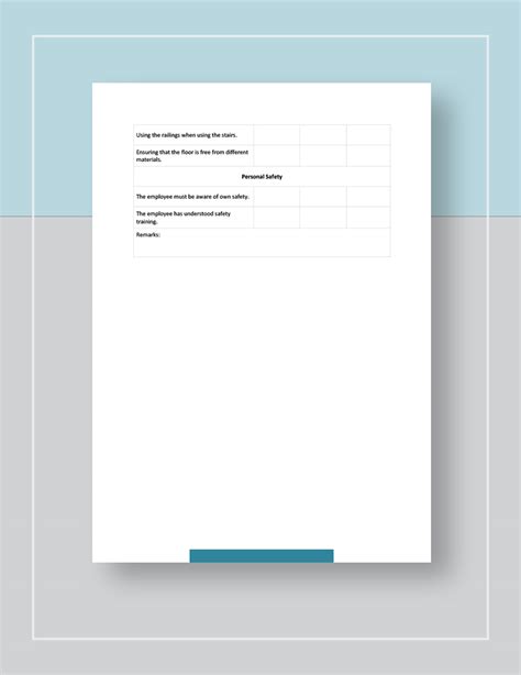 Employee Safety Training Checklist Template in Google Docs, Pages, Word, PDF - Download ...