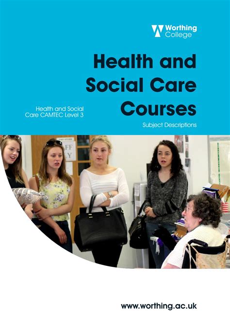 Health and Social Care Courses by Worthing College - Issuu