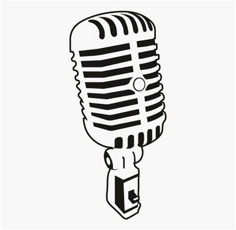 Microphone Drawing Clip Art - Live Music Logo , Free Transparent Clipart - ClipartKey