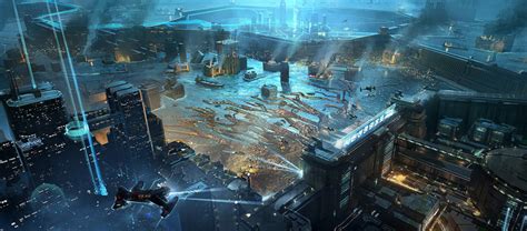 Awe-Inspiring Futuristic City Art & Cityscape Concepts