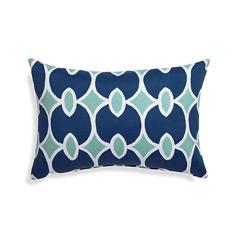 Aqualinks Blue Outdoor Lumbar Pillow | Pillows, Outdoor pillows, Outdoor cushions