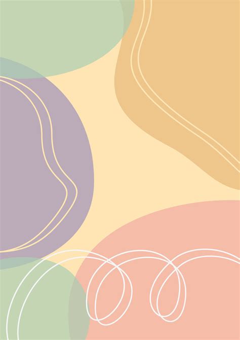 Organic Abstract Pastel Shapes Background Minimalist aesthetic 6051624 Vector Art at Vecteezy