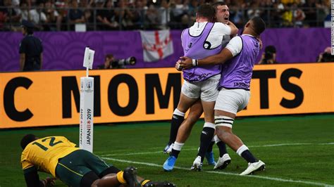 Rugby World Cup: England secures place in semifinal with emphatic victory over Australia - CNN