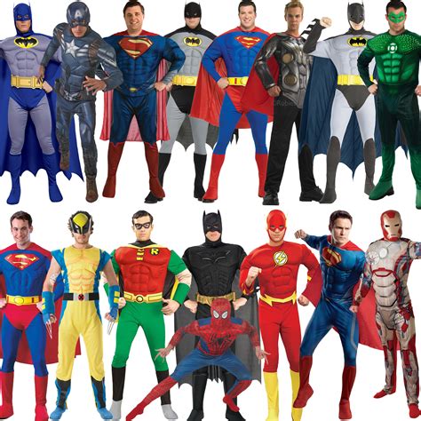 Adult Mens Muscle Chest Padded Superhero Fancy Dress New Costume Movie Outfit | eBay