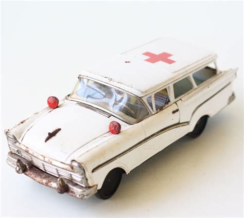 Vintage Toy Ambulance Ford Car Bandai 1956 | Etsy