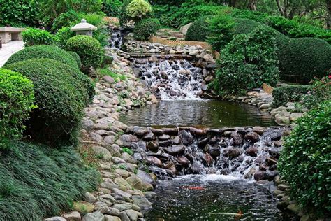 Waterfall in japanese garden — Stock Photo © serpla #1240132