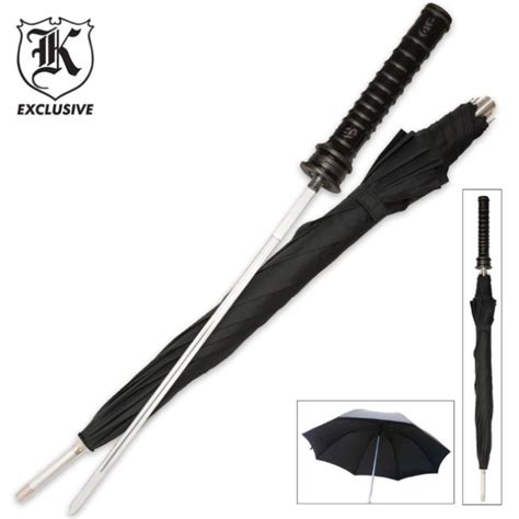 Samurai Warrior Umbrella Sword Cane | BUDK.com - Knives & Swords At The Lowest Prices!