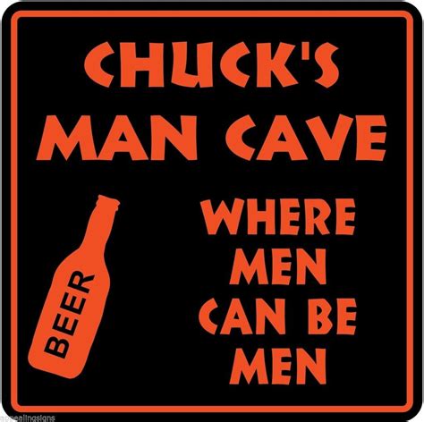 Personalized Custom Name MAN CAVE Bar Beer Den Garage Funny Sign #9 – Appealing Signs