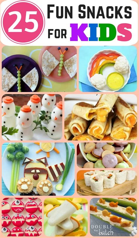 25 Fun and Healthy Snacks for Kids - Uplifting Mayhem