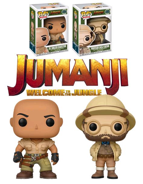 Funko POP! Movies Jumanji Bundle (2 POPs) - New, Mint Condition