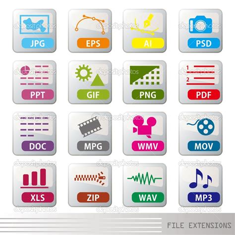 File Extensions - Data and information