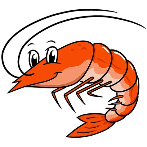 How to Draw a Shrimp - Really Easy Drawing Tutorial