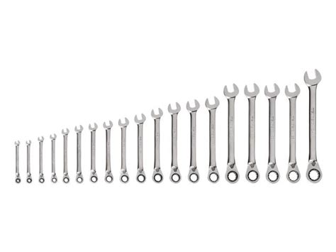 19-Piece Reversible Ratcheting Wrench Set | TEKTON