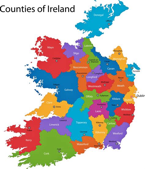 Ireland Provinces Map