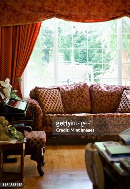 552 Red Curtains Living Room Stock Photos, High-Res Pictures, and Images - Getty Images