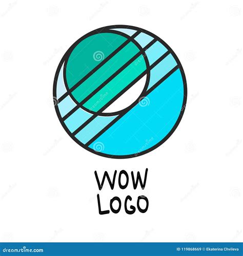 Blue and green logo stock vector. Illustration of design - 119868669