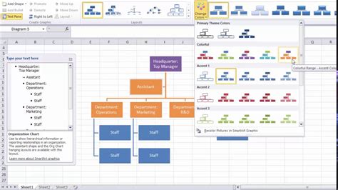 Organizational Flow Chart Template Excel | DocTemplates