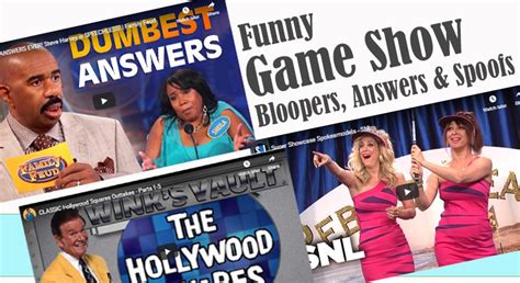 Funny Game Show Bloopers, Answers and Spoofs