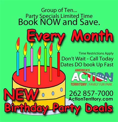 Kids Birthday Party Deals, Cheap Birthday Party Ideas For Children, Teen Party Venue Near Me | PRLog