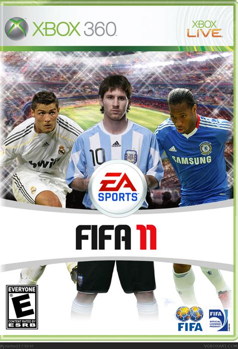 Viewing full size Fifa 11 box cover