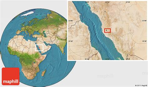 Satellite Location Map of Nuqaybat Ash Shumaysī