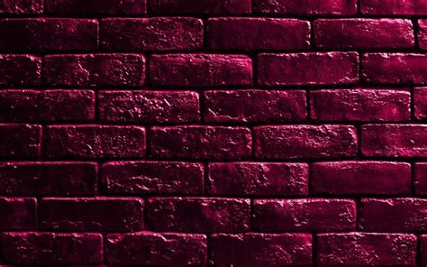 Purple Brick Wall Texture