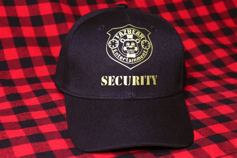 Fazbear Entertainment Security Hat FNAF Inspired Baseball Cap - Etsy