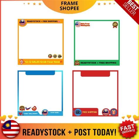 template frame for shopee product (png) | Shopee Malaysia