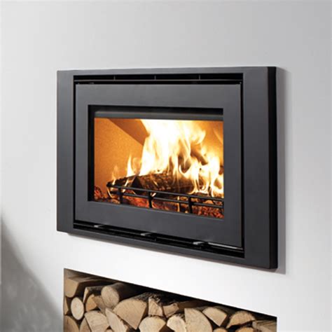 Westfire Uniq 32 Inset Wood Burning Stove with Wide Frame - Simply Stoves