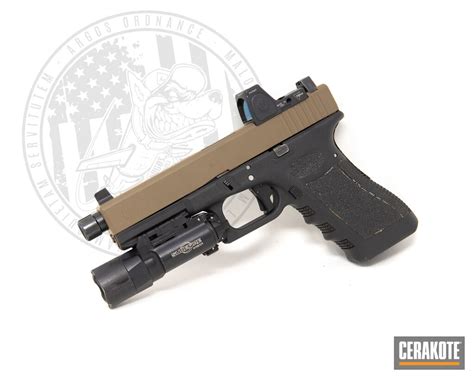 Glock 17 RMR Cut Slide with Glock® FDE | Cerakote