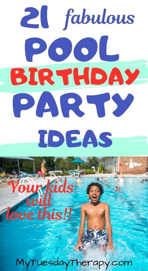 Splashing Fun Pool Party Ideas (Games, food, decor...)