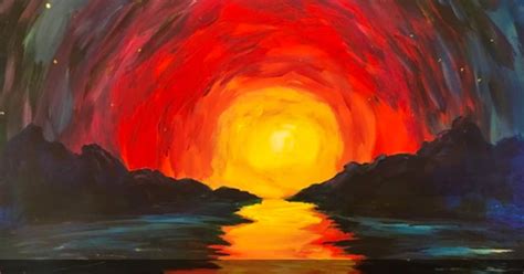 Finger Painting for Grown-Ups: Impressionist Sunset [Class in Denver] @ Landt Creative Space ...