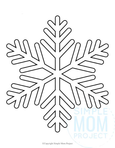 Snowflake Cut Template