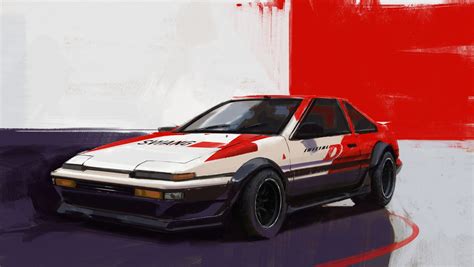 Initial D, Toyota AE86, Toyota Trueno HD Wallpaper