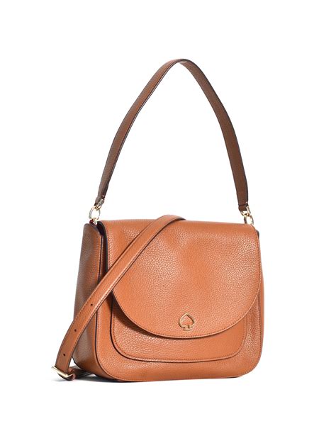 Kate Spade Kailee Medium Flap Shoulder Bag Warm Gingerbread - Averand