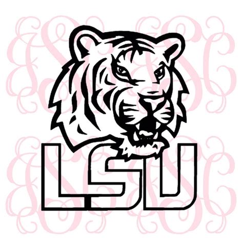 LSU vinyl decal