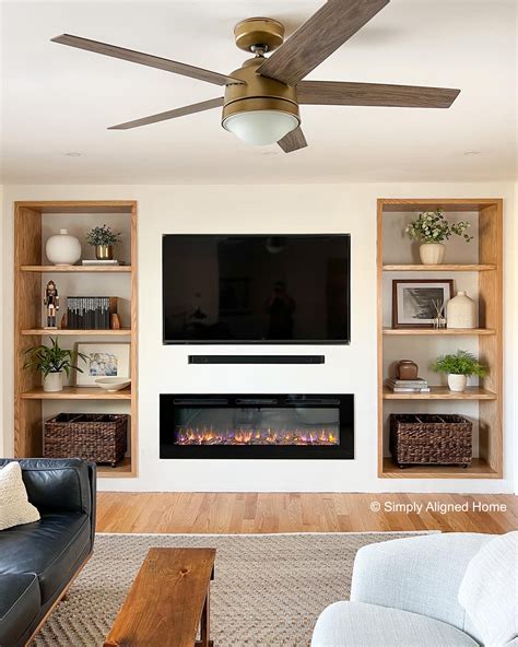 DIY Electric Fireplace Built-In: A Guide To Your Most Asked Questions - Simply Aligned Home