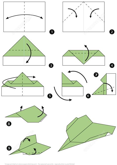 Flying Paper Airplane Origami Step By Step 19 Planes For Beginners To Experts Folding Paper ...